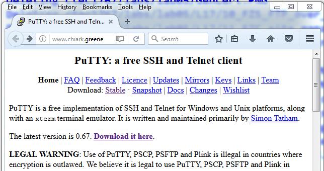 Software* Setting up PuTTY CTEC1767 Data Communications & Networking CTEC1863 Operating Systems CTEC1906 Internet Computing Microsoft Windows 7 (64-bit) PuTTY 0.70 (64-bit) PuTTYgen 0.