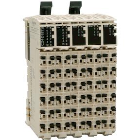 Characteristics compact I/O expansion block TM5-24 I/0-12 DI - 6 DO transistor - 4 AI - 2 AO Main Range of product Product or component type Complementary Enclosure material Colour Input/Output