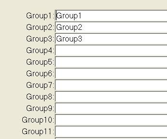 3Group setting Use this function when several units are required to monitor and log data at the same time. You can make 16 kinds of groups. One group can register up to 10 units.