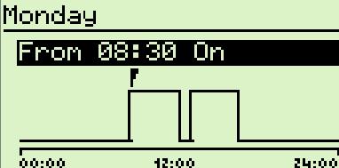 display with scope for acknowledgement Graphics-based display of time schedules QAX room operator units Up to five
