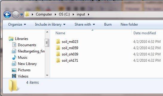 Under the destination folder, select the output folder which was created earlier. The output folder should be empty. 3.