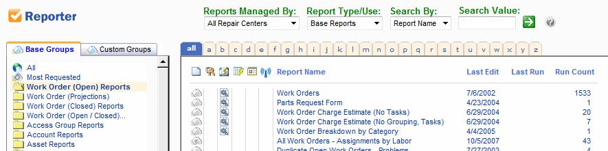 Report Setup determines WHAT data/columns will be displayed (report presentation): Fields/columns to display Layout