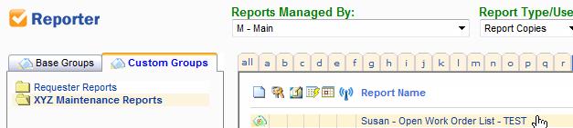 From the Report Preview window, you can also access/modify the Report Setup and Report Criteria. Run Report To select and run a report in the Report Preview window: 1.