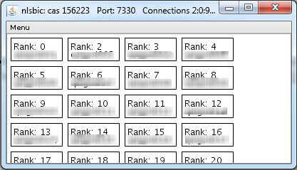 18 Monitor Ranks When a server starts, a software process starts on each machine in the cluster. Each process is assigned a rank.
