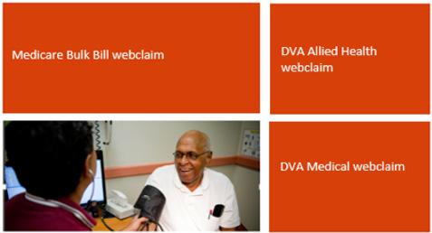 Webclaims Page 55 Providers and authorised delegates can use HPOS Webclaims to submit Medicare and DVA bulk bill and
