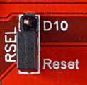 The ARD jumper is used to control the automatic reset.