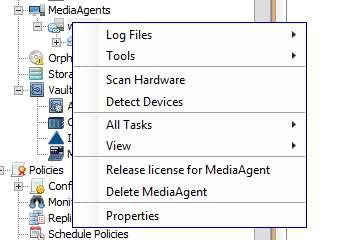 MEDIA AGENT TUNING RECOMMENDATIONS MediaAgent Additional Settings through CommCell Console Manager Additional Settings in Commvault makes changes to the local Windows server registry settings.