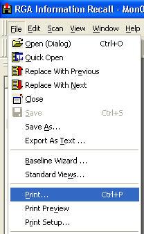 Select Preferences from the File pull down menu, then the option required.