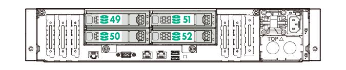 PCIe3 Slot 2 for riser cage of slot 3 and slot4 (no slot available) 15. Video connector 8. PCIe3 x8 (8, 4, 1) Slot 1 16.