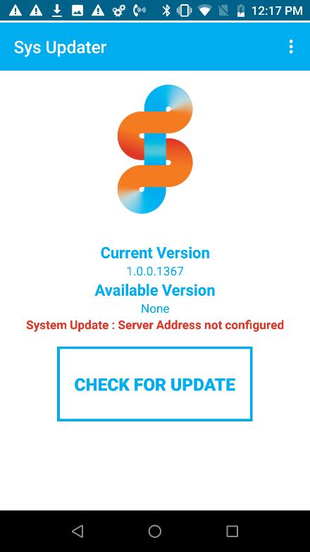 You can see the current version, any available versions and can check for an update. An update software notification will verify the check has occurred.