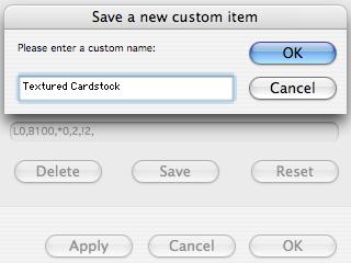 NOTE: To edit a custom driver, activate it and re-adjust the settings before re-saving the same way as above.