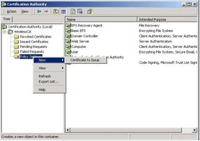 Appendix C PC And Server Configuration Certificate Authority Setup 1.