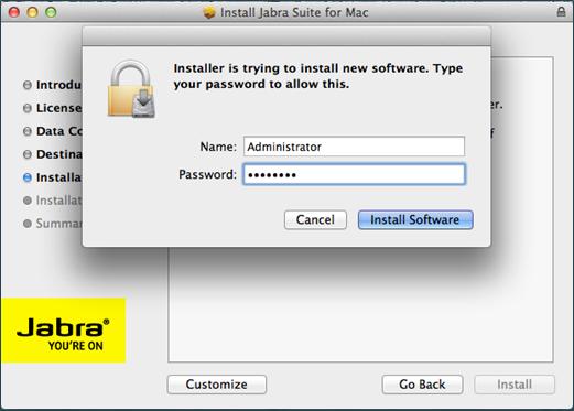 We recommend you install at least one of the listed softphone integration modules. The Jabra Suite for Mac User Interface module is mandatory to install.
