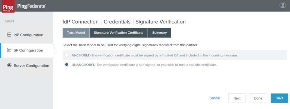 Click the Manage Signature Verification Settings button.