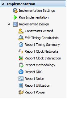 Next click on the Report Timing Summary under