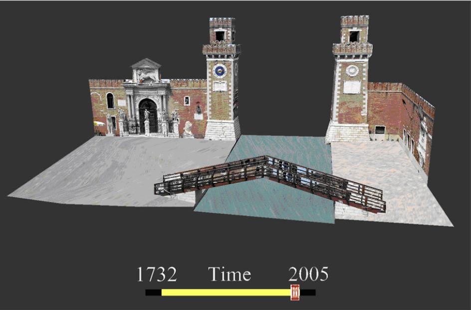 However, digitally reconstructing objects which no longer exist is a challenge. In this project we developed an approach to 3D modeling of sites that have undergone changes over the years.