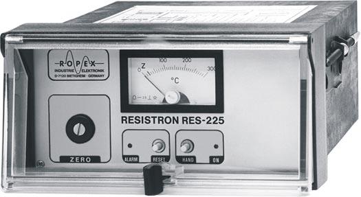 RESISTRON GB Replacing / Replacement Instructions The RESISTRON temperature controller can be used as an alternative to the controller.