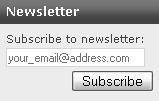 Actions: User subscription When your visitors decide to subscribe to newsletter list they should enter their email address in Newsletter module on your website, after which they will be sent an