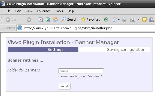 Plugin: Banner management Description: The Banner Manager plug-in is ad tracking and banner management rotation system for serving banners online on your site, by dividing them into different Zones