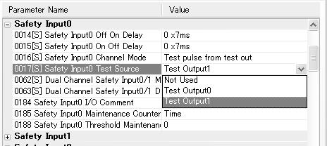 Local Safety I/O Functions Section 2-3 Note (1) For the NE0A-SCPU01, you can select T0 or T1 as the test source.
