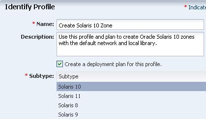 4. To identify the zones that are created with this profile, add a zone prefix name and a number to start the series.