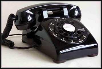 The telephone was used for