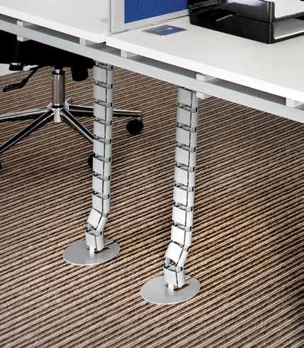 Adjustable height from 300 500mm and width 50mm - 210mm.