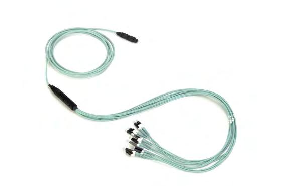 Plug & Play Universal Systems Harness Plug & Play Universal Systems harnesses are used to break out the 12-fiber MTP Connectors terminated on trunk cables into duplex-style connectors.