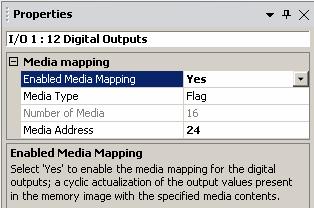 3.1.2 Digital outputs properties All the digital outputs of the PCD3 Compact PC module can be mapped in flags or registers.