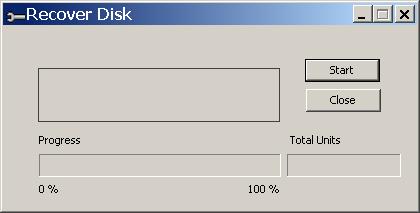 Recover Disk Once your device is damaged, you can use this utility to recover the device. It will check if there are too many bad block in device and try to repair it. 1).