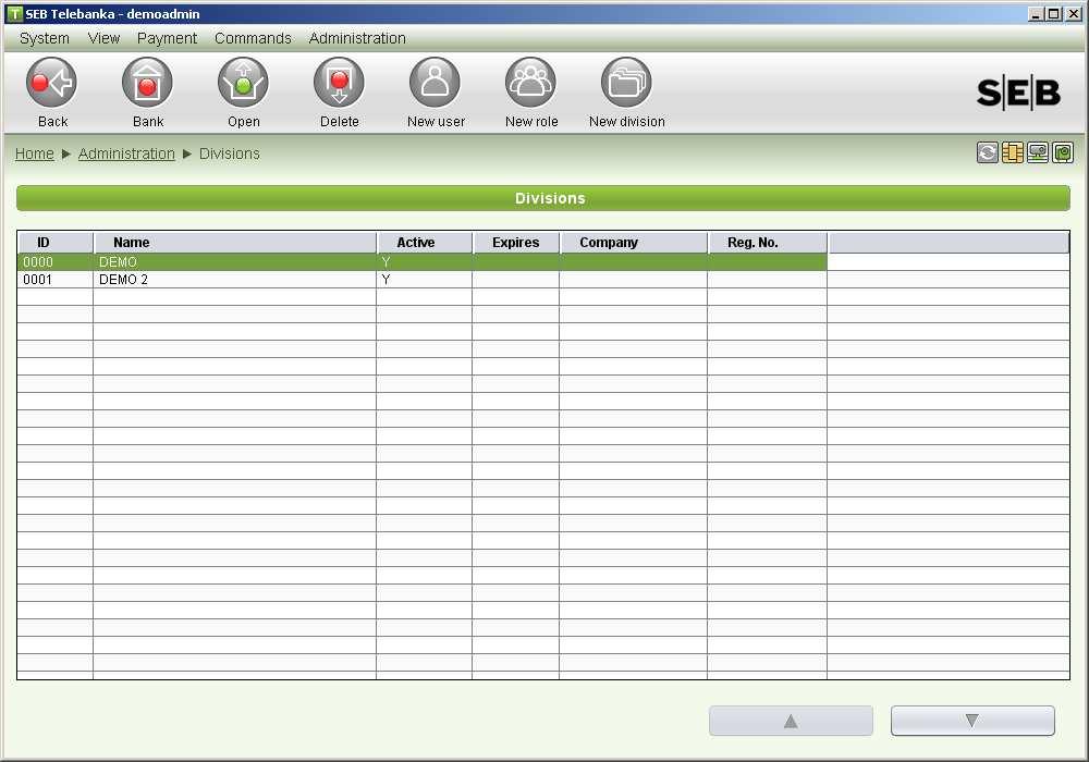 The fields Contact Person 1, Contact Person 2, E-mail, Phone and Fax are changeable fields.