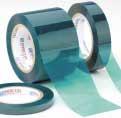 PC21 GREEN TAPE 400ºF (204ºC) Green (PC21) Size Rolls Part Number (Inches) Per Case Powder Coating, E-Coating and Anodizing Clean removal, no adhesive residue 2 mil. polyester, 1.5 mil.