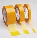 PC30 YELLOW TAPE 400ºF (204ºC) Yellow (PC30) Size Rolls Part Number (Inches) Per Case Powder Coating applications Clean removal with no adhesive residue 2 mil. polyester, 1.5 mil.