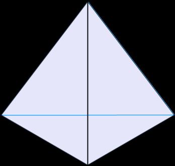 Find the surface area of a square pyramid with base edge of 4 inches and triangle height of 3 inches. 3 in Base Triangles Surface Area 4 in Find the surface area.