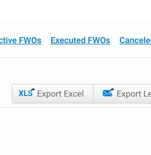 125 Isolate the project you want to see by typing in the project number in the search bar or filter by FWO category type.