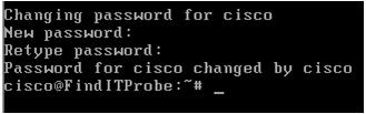 Step 3. (Optional) Enter the ifconfig command to find the IP address of FindIT Network Probe.