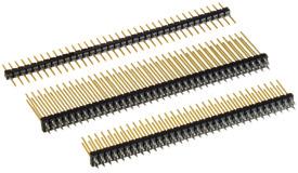 54 mm and 2 mm Termination technology Press-fit and solder Termination lengths 3.