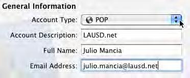Email Address Enter entire email address with domain name as shown. 3. Click Continue Keep in mind that not all lausd.