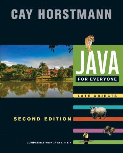 Essential Textbook Cay Horstmann Java for Everyone 2nd edition John Wiley & Sons, 2013 1st edition John Wiley & Sons, 2010 book also available online via BBK