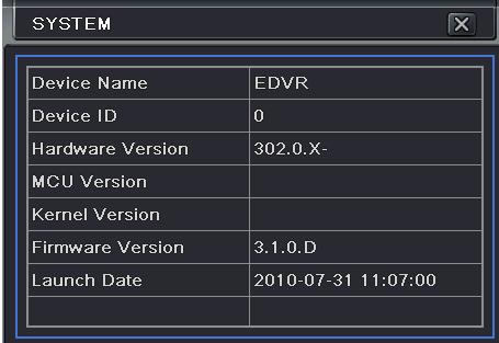 DVR MANAGEMENT CHAPTER 6 6.1 INFORMATION EVENT INFORMATION This window lists recorded events.
