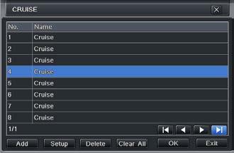 Preset Clicking a button in the Preset column will bring up another window PRESET - Channel 1 No.