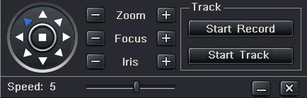 Move a preset point all the way to the top of the order Move a preset point up one position in the list And, selecting will bring up the camera view along with a control panel to program the camera s