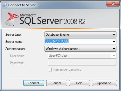Microsoft SQL Server 2008 R2 > SQL Server Management Studio".