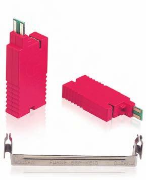 ESP KS & KE Series Combined Category D, C, B tested protector (to BS EN 66) suitable for use on ten line LSA-PLUS disconnection modules to protect individual twisted pair data or signal lines.