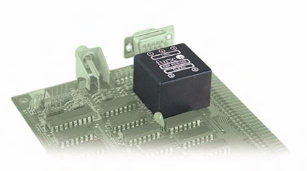 ESP PCB/E Series Combined Category D, C, B tested protector (to BS EN 66) for through hole mounting directly onto the PCB of data communication, signal or telephone equipment which require a lower