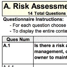 extent of their risk controls within their environment. Please note: There are a number of questions repeated in the SIG on different tabs. This is intentional.