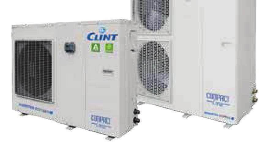 FROM, KW TO KW. CHA/IK/WP A CLASS ENERGY EFFICIENCY AIRCOOLED REVERSIBLE HEAT PUMPS WITH EC INVERTER AXIAL FANS, INVERTER ROTARY/SCROLL COMPRESSOR, PLATE EXCHANGER AND HYDRONIC KIT.