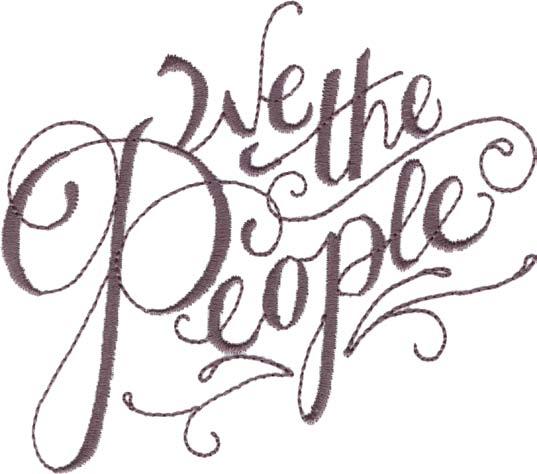 R HG668_48 We the People 4.46 X 3.98 in.