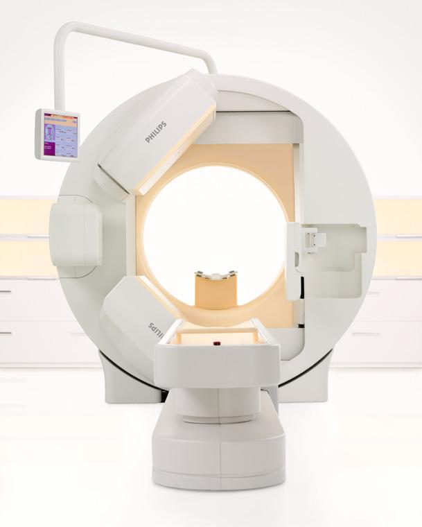 The BrightView XCT is very helpful in the interpretation of nuclear medicine images by providing high-quality localization and attenuation correction.