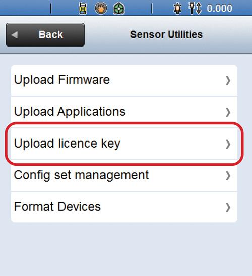 Upload the licence key file or type in the licence code manually.